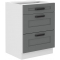Szafka dolna 3 szuflady 60 D 3S PREMIUM BOX